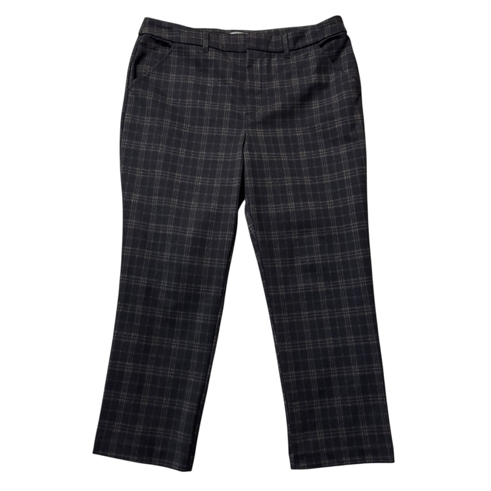Wit & Wisdom Plaid Straight Leg Pants Size 16 - Picture 3 of 11